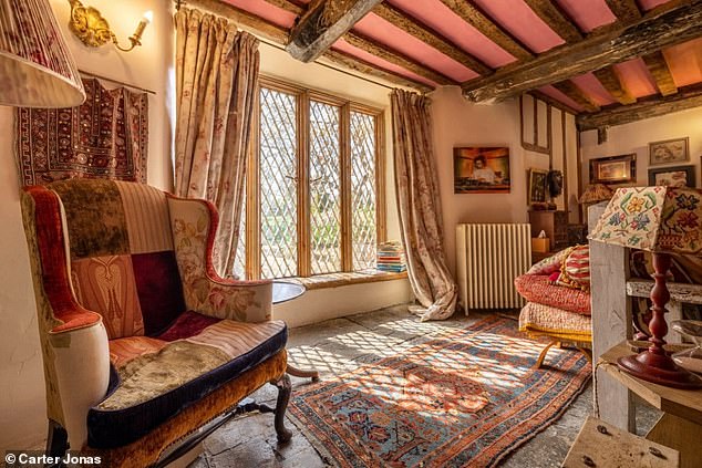 Mr Saul's home has been beautifully restored to reflect its medieval heritage