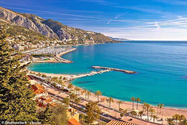 Flights are 56 per cent cheaper to Menton in France (image two) than to Dalaman in Turkey (image one) this summer