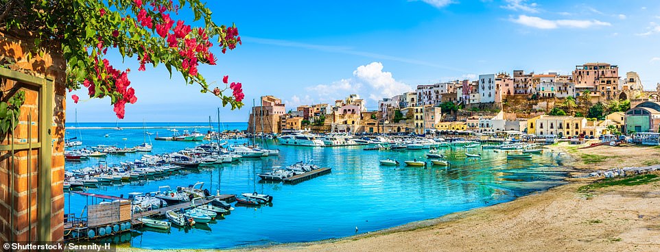 Sicily, above, comes fourth in the ranking, generated by researchers studying the past 12 months of Google search data for holidays in 185 countries