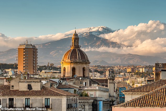 The train led Carlton to Catania, the Sicilian city beneath Mt Etna