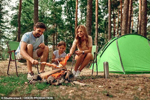 Some 23 per cent say you can't beat campfires (seventh in the ranking) and 20 per cent love toasting marshmallows (joint 10th)