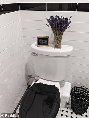 Another Redditor said the 'decorative plaque' in their Airbnb bathroom 'jokes about the despair of having no toilet paper, and yet there is no toilet paper'