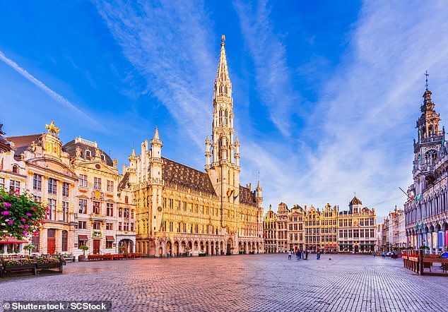 Annabelle says that the Grand Place (above) in Brussels is 'one of the most impressive medieval squares in Europe'