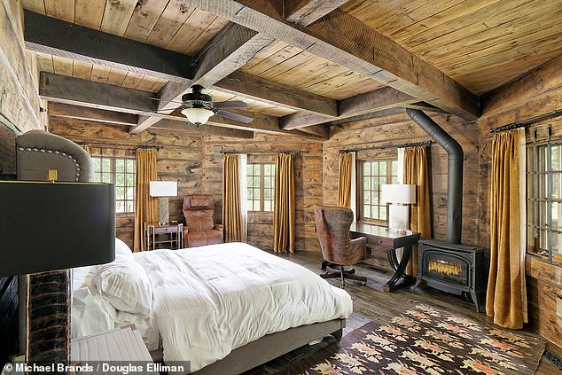 The idyllic setting of the cottage's main bedroom looks like the perfect place to relax