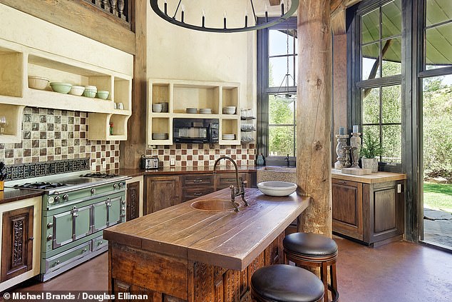 It is one of the last great ranches left in the Roaring Fork Valley (pictured: the Estate House kitchen)