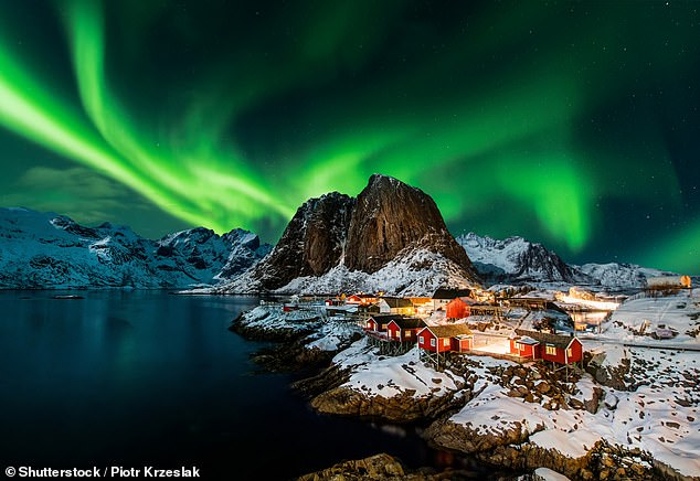 The Northern Lights aren't just in Iceland - they're in Norway (above) too, points out Gilbert - and Canada and Lapland