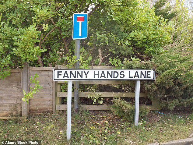 Fanny Hands Lane in Ludford, Market Rasen
