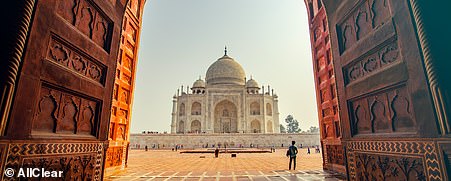 The Taj Mahal, which ranks top, dates back to the 1600s