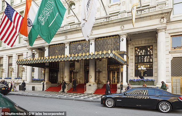 The Plaza hotel in New York (above) reigns supreme as the best hotel in the U.S