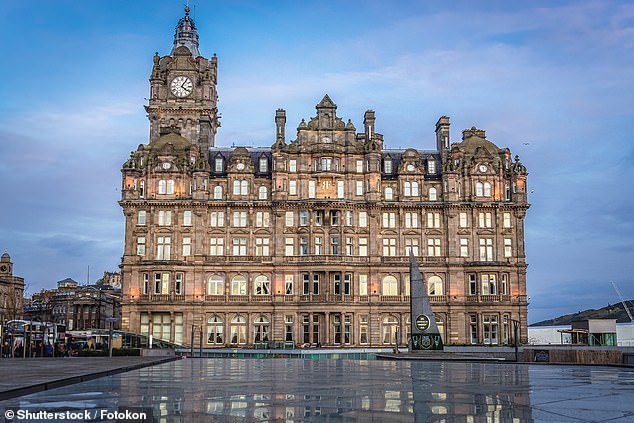 Scotland's top hotel is The Balmoral, a Rocco Forte Hotel (above), which lies in Edinburgh