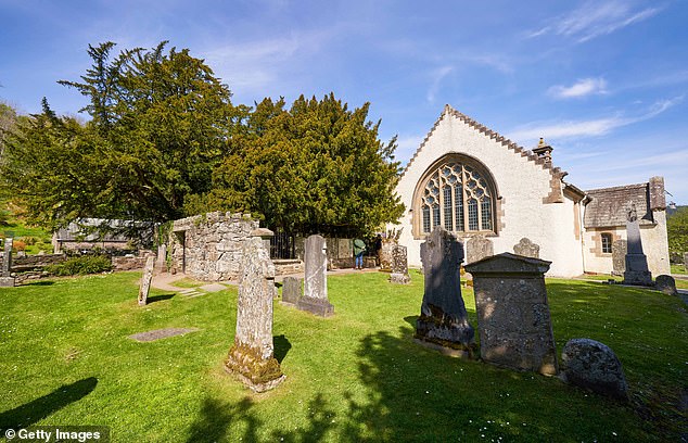 The oldest tree is located in a church yard and is estimated to be between 2,000 and 3,000 years old