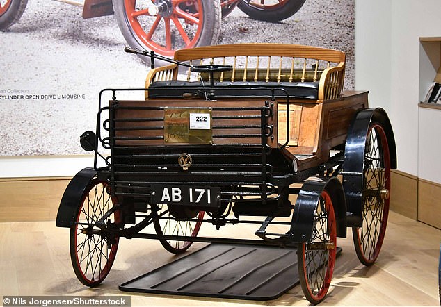 The 1894 Santler Dogcart (pictured) is widely thought to be Britain's oldest surviving petrol car