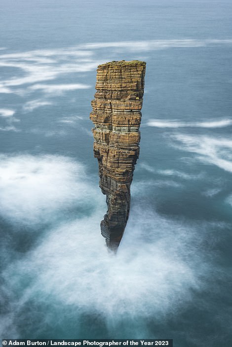 'As sea stacks go, North Gaulton Castle on the west coast of Orkney's mainland is hard to beat,' says Adam Burton of the subject of this epic photo, which is commended in the Coastal category. 'At 170ft (52m) high, this incredible stack is a monster and yet to look at it from this angle you could be forgiven for thinking it is incredibly delicate and about to crumble into the sea,' he adds. 'However, the angle is deceptive... its depth is around four times greater than its width'