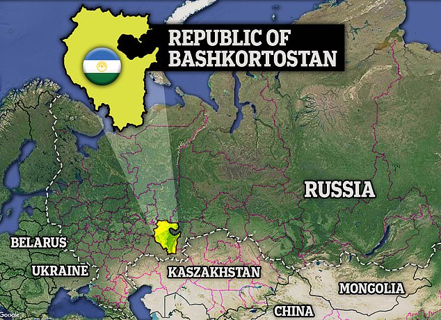 The man and woman live in a remote western territory known as Bashkortostan