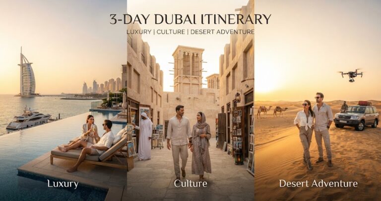 3‑Day Dubai Itinerary: Luxury, Culture & Desert Adventure 