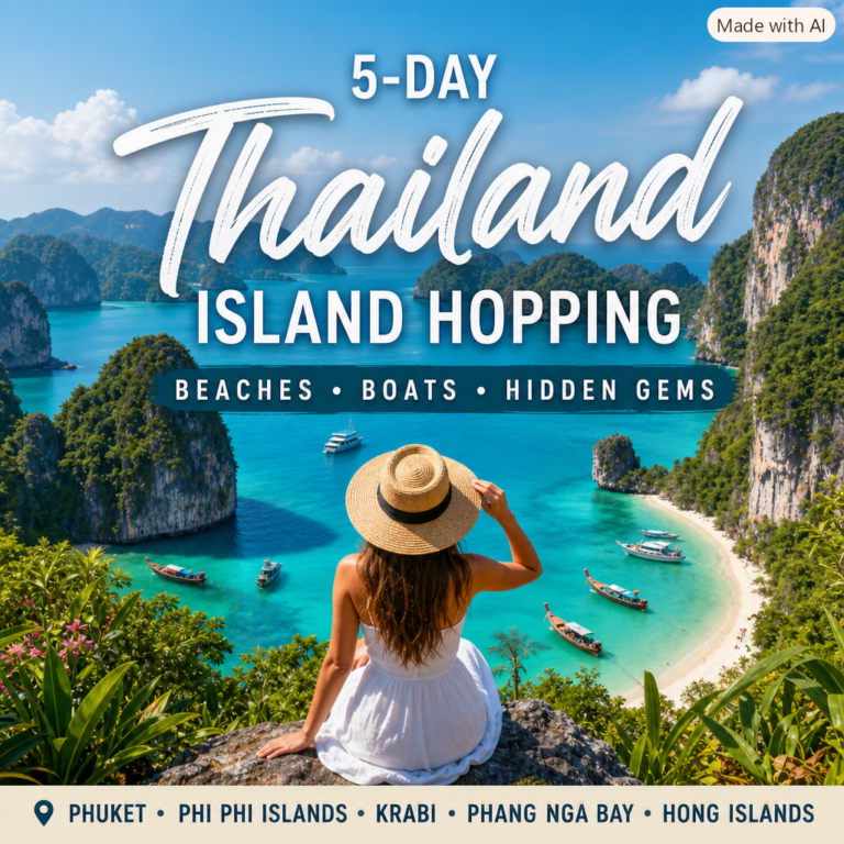5‑Day Thailand Island Hopping Itinerary: Beaches, Boats & Hidden Gems