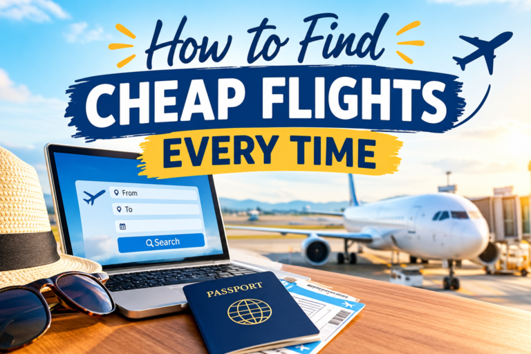 How to Find Cheap Flights Every Time (2026 Ultimate Guide)