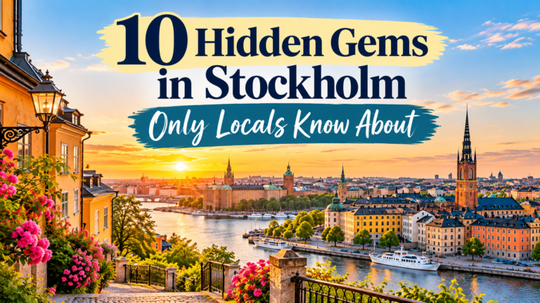 10 Hidden Gems in Stockholm Only Locals Know About